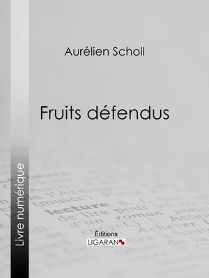 cover image of Fruits défendus